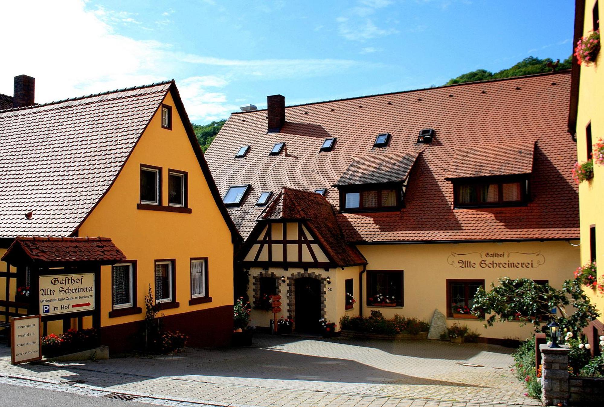 Gasthof Alte Schreinerei Rothenburg ob der Tauber Buitenkant foto